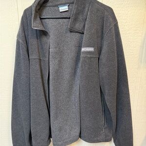 Columbia Charcoal Full-Zip Fleece Jacket